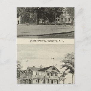 State Huvudstad, NH State Bldg, Columbian Expositi Vykort
