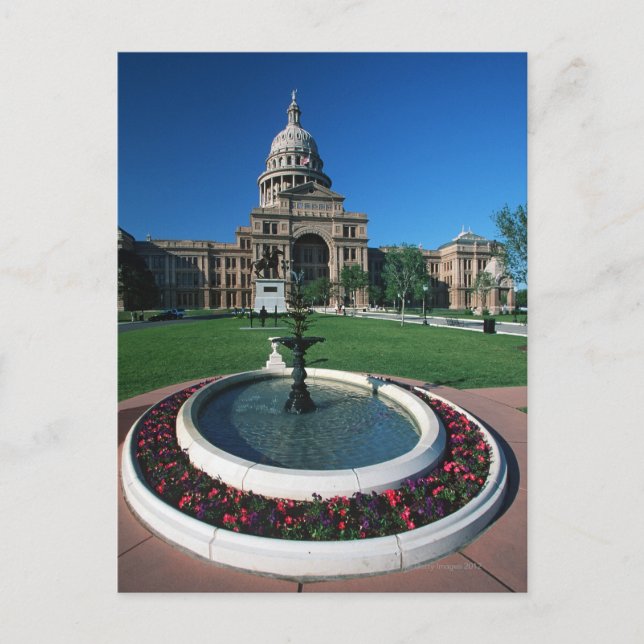 "State Huvudstad of Texas, Austin" Vykort (Framsida)