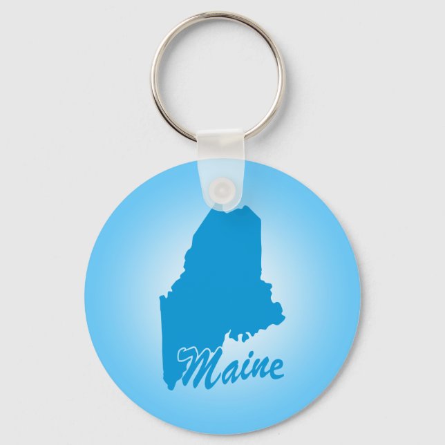 State Maine Keychain Nyckelring (Framsida)