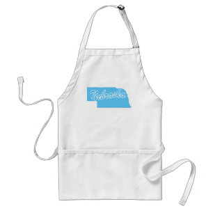 State Nebraska Vuxen Apron Förkläde