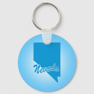 State Nevada Keychain Nyckelring