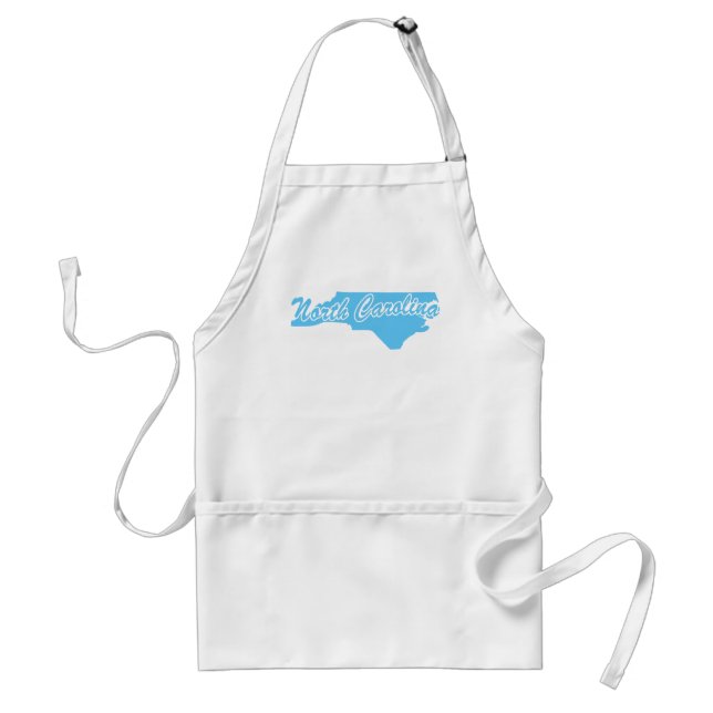 State North Carolina Vuxen Apron Förkläde (Framsidan)