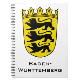 State of Baden-Württemberg Grand Coat of Arms Art Anteckningsbok