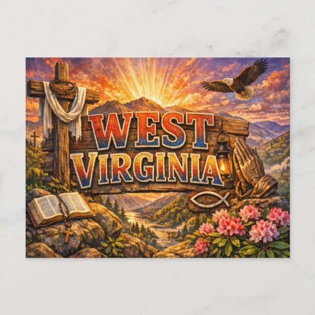 State of Grace Spiritual Postcard  Vykort (Framsida)