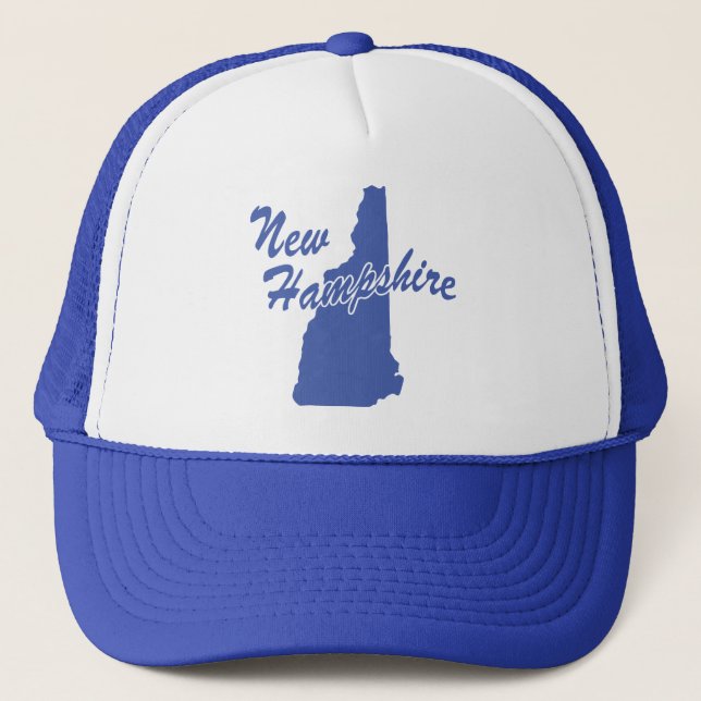 State of New Hampshire Shape Truckerkeps (Framsida)