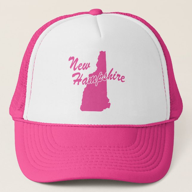 State of New Hampshire Shape Truckerkeps (Framsida)