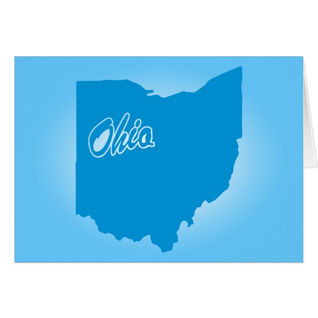 State Ohio Hälsningskort (Framsidan Horizontal)