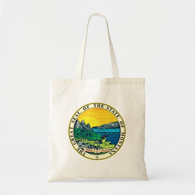 State Seal of Montana (USA) Tygkasse (Framsidan)
