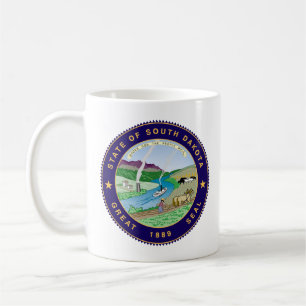 State Seal of South Dakota Kaffemugg