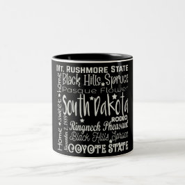 State/South Dakota 2-Tone Coffee Mugg