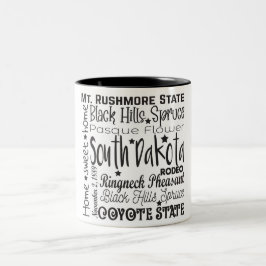 State/South Dakota Två-Tonad Mugg