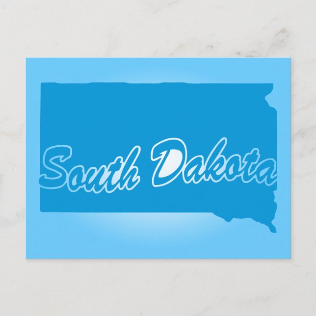State South Dakota vykort (Framsida)