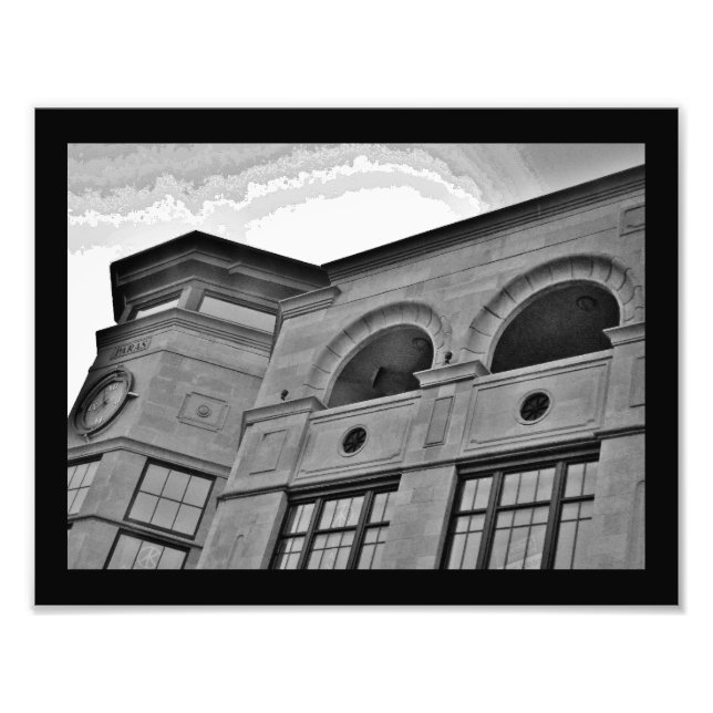 State Street Byggnad Fototryck (Framsidan)