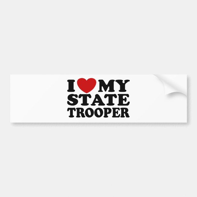 State Trooper Bildekal (Framsidan)