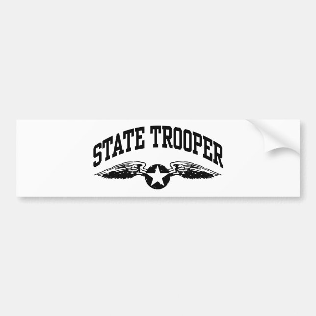 State Trooper Bildekal (Framsidan)