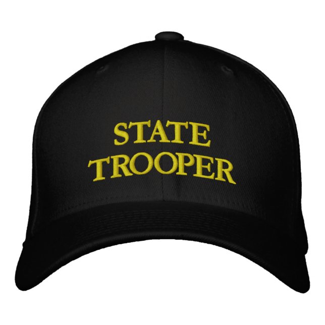 STATE TROOPER BRODERAD KEPS (Framsida)