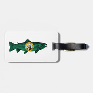 State Trout i Fish Washington Bagagebricka