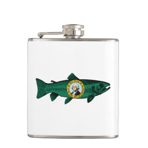State Trout i Fish Washington Fickplunta