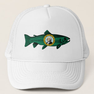 State Trout i Fish Washington Keps