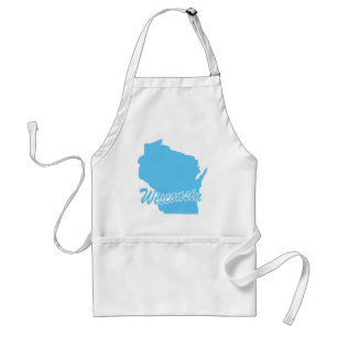 State Wisconsin Vuxen Apron Förkläde