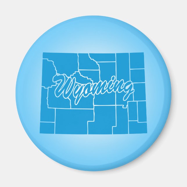 State Wyoming Magnet (Framsidan)