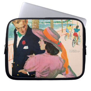 Stategyen av kärlek laptop sleeve