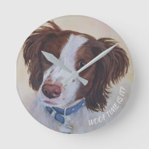 STATELIT AUBURN SETTER MIX RUND KLOCKA