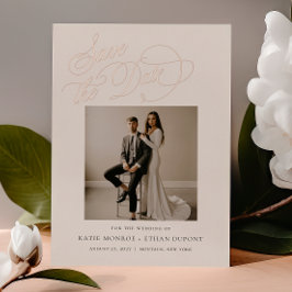 STATELY Wedding Photo Save The Date