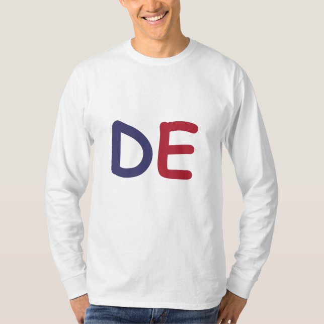 StateMeant USA Delaware DE T Shirt (Framsida)