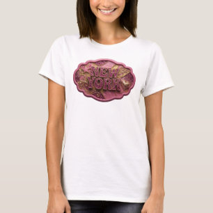 Statement Gold NEW YORK Grafisk T-shirt