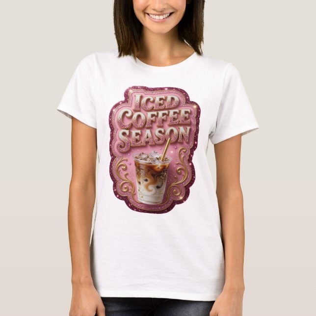 Statement Guld ISKAFFE SAISON Modern Design T Shirt (Framsida)