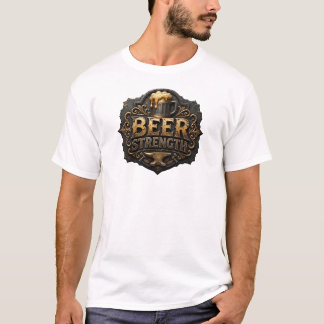 Statement Röd ÖLSTYRKA Tee (Framsida)