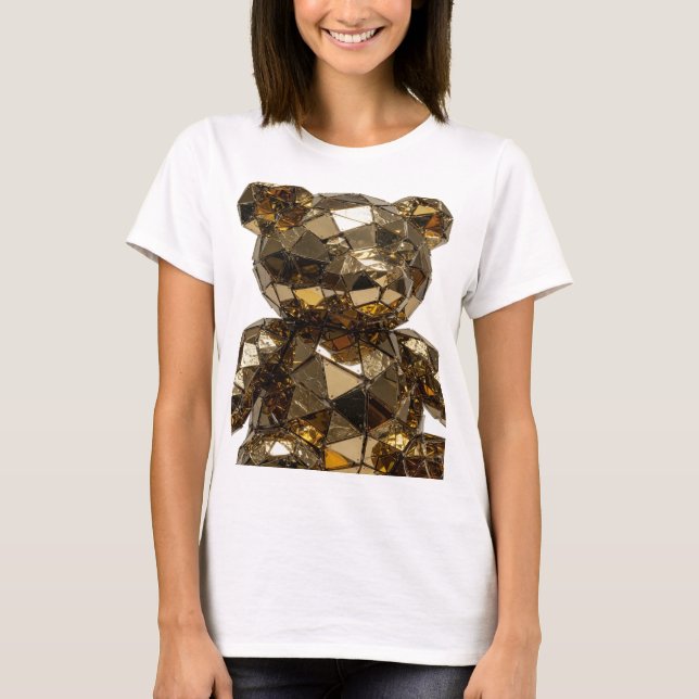 Statement Silver ABSTRAKT KONST Design v2 T Shirt (Framsida)