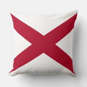 Staten Alabama Flagga Kudde