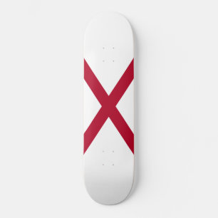 Staten Alabama Flagga Mini Skateboard Bräda 18,5 Cm