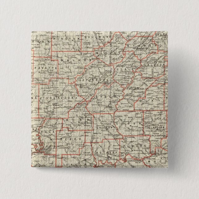 Staten Alabama Knapp (Framsida)