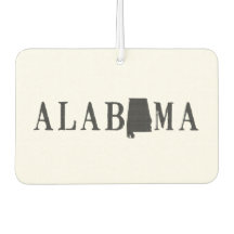 Staten Alabama Namn Shaped Brev
