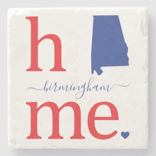 Staten Alabama Stone Underlägg (Framsidan)