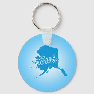Staten Alaska Keychain Nyckelring