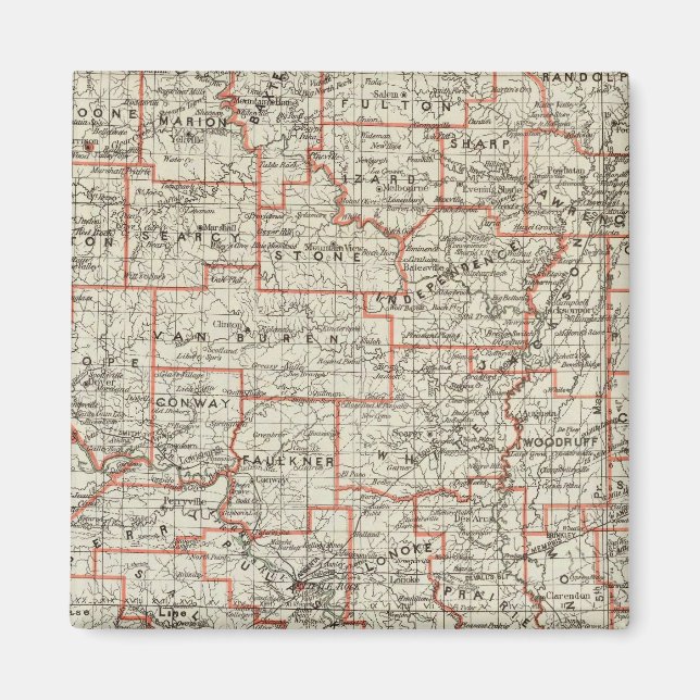 Staten Arkansas Magnet (Framsidan)