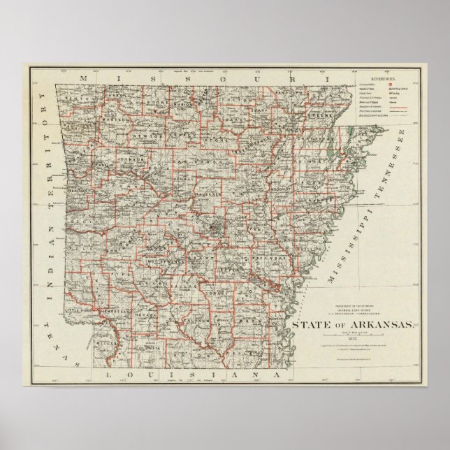 Staten Arkansas Poster (Framsidan)