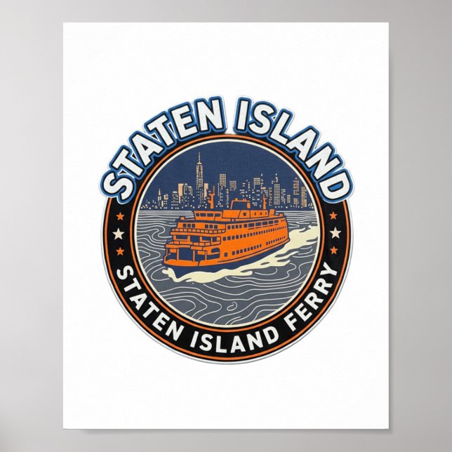 Staten Island-färjan – gryningspassage Poster (Framsidan)