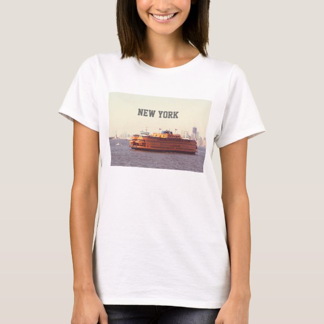 Staten Island-färjan, New York T Shirt (Framsida)