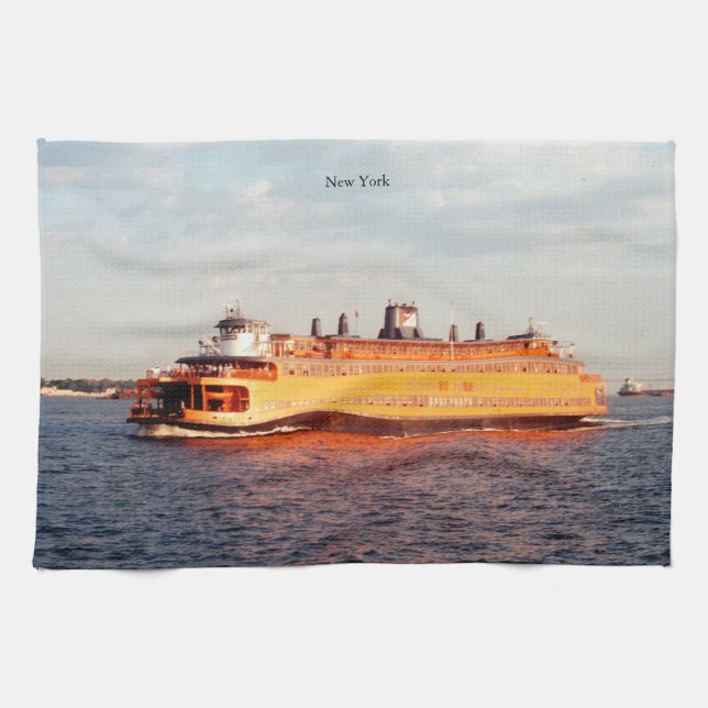 Staten Island Ferry kökshandduk (Horisontell)