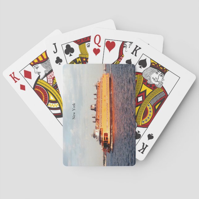 Staten Island Ferry-kort Casinokort (Baksidan)