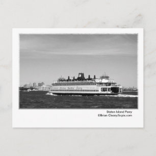 Staten Island Ferry Postcard Vykort