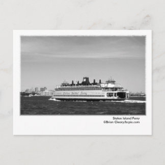 Staten Island Ferry Postcard Vykort