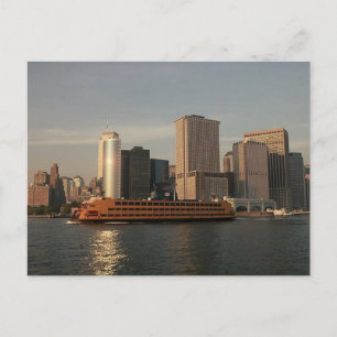 Staten Island Ferry & Twin Torn i Memoriam Vykort