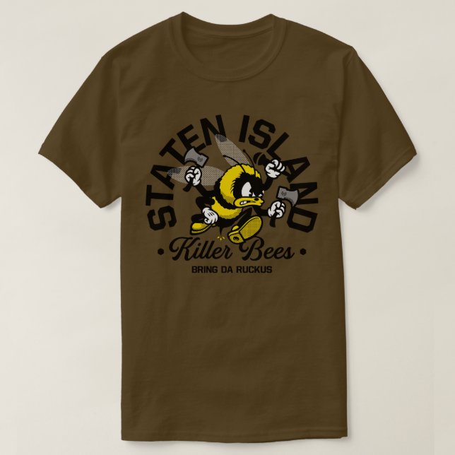 Staten Island Killer Bees T Shirt (Design framsida)