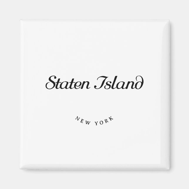 Staten Island NY Magnet (Framsidan)